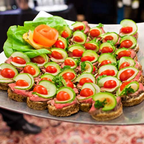 appetizers catered to your event